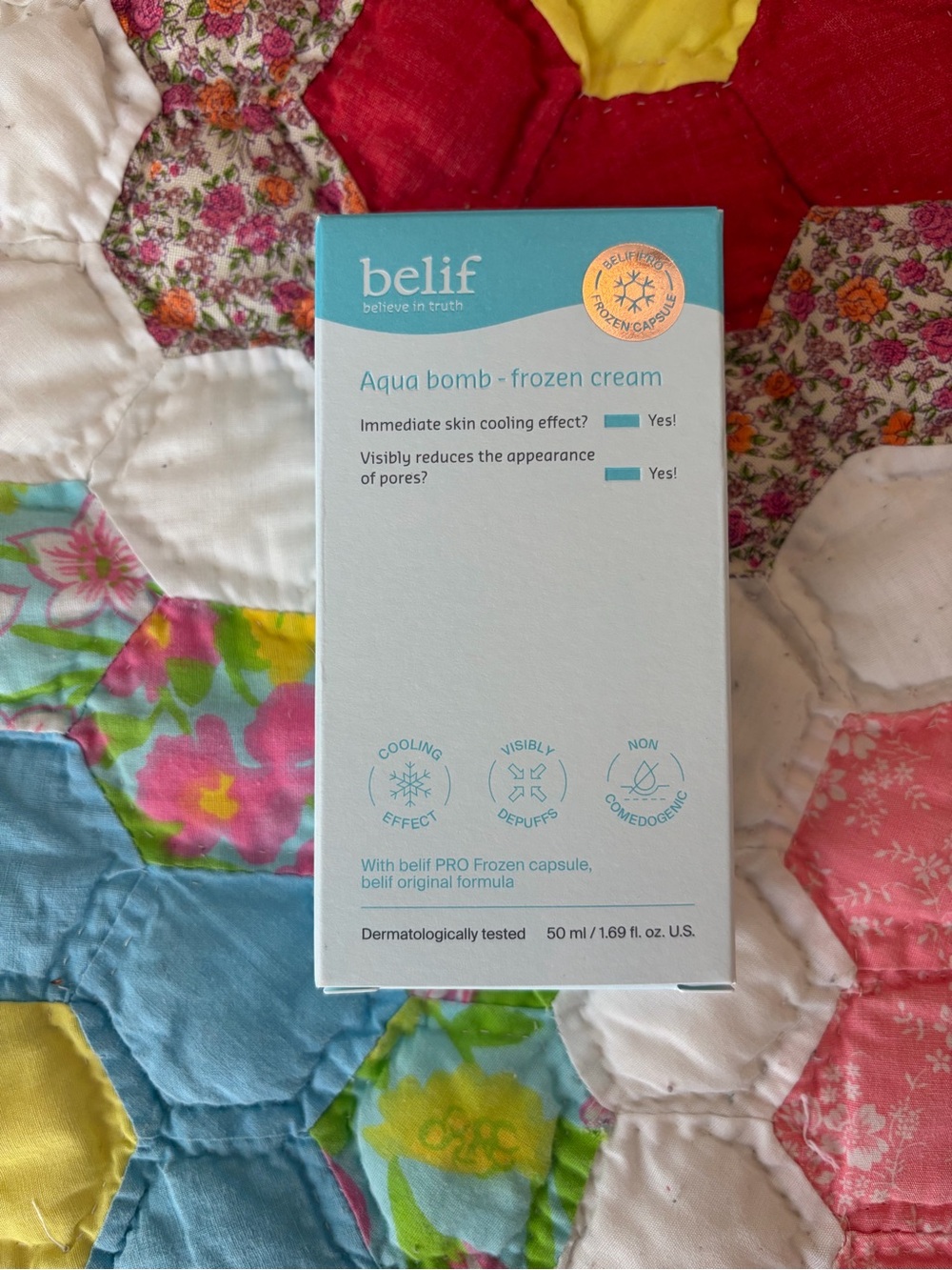 belif Aqua Bomb Frozen Cream NEW